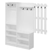 Armadio da ingresso con 4 ante Noah 7307 Bianco (6)