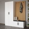 Armadio da ingresso con 4 ante Noah 8289 Bianco (2)