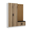 Armadio da ingresso con 4 ante Noah 8301 Noce (3)