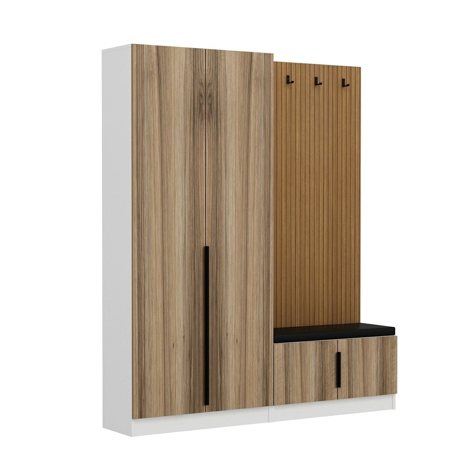 Armadio da ingresso con 4 ante Noah 8313 Noce (3)