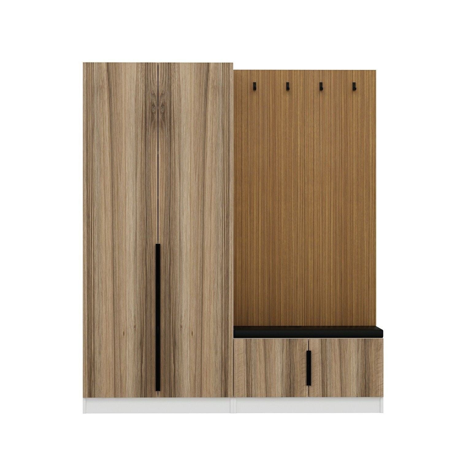 Armadio da ingresso con 4 ante Noah 8313 Noce (4)