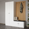 Armadio da ingresso con 4 ante Noah 8319 Bianco (2)