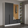 Armadio da ingresso con 4 ante Noah 8331 Antracite (1)
