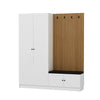 Armadio da ingresso con 4 ante Noah 8453 Bianco (5)