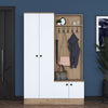 Armadio da ingresso con 4 ante P6 M11-2389 Noce