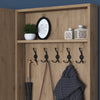 Armadio da ingresso con 4 ante P6 M11-2389 Noce (5)
