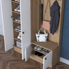 Armadio da ingresso con 4 ante P6 M11-2389 Noce (6)