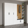 Armadio da ingresso con 5 ante Noah 8290 Bianco (1)