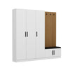 Armadio da ingresso con 5 ante Noah 8290 Bianco (3)