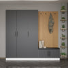 Armadio da ingresso con 5 ante Noah 8296 Antracite
