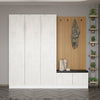 Armadio da ingresso con 5 ante Noah 8306 Bianco