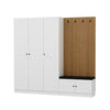 Armadio da ingresso con 5 ante Noah 8320 Bianco (5)