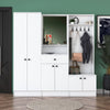 Armadio da ingresso con 6 ante e 1 cassetto M3 1559 Bianco