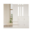 Asir Armadio da ingresso con 6 ante e specchio DD9 W Bianco