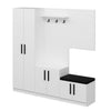 Asir Armadio da ingresso con 6 ante e specchio Noah 7304 Bianco