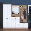 Asir Armadio da ingresso con 6 ante e specchio P6 M3-2490 Bianco