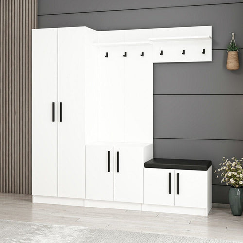 Asir Armadio da ingresso con 6 ante Noah 7306 Bianco