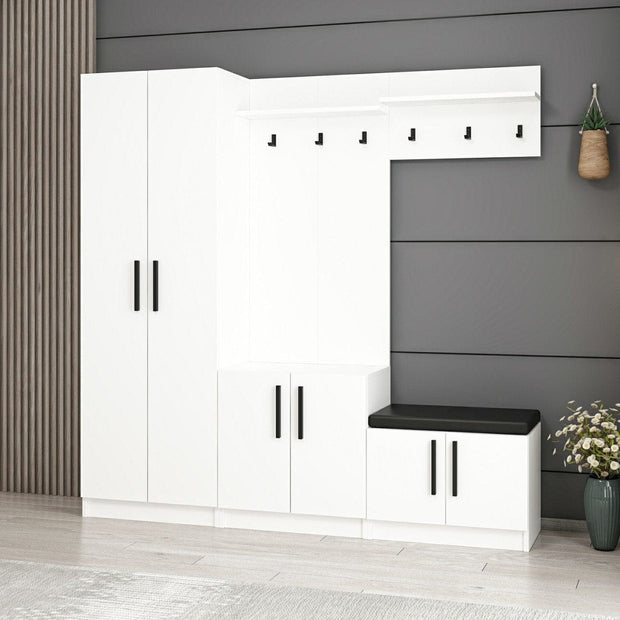 Asir Armadio da ingresso con 6 ante Noah 7306 Bianco