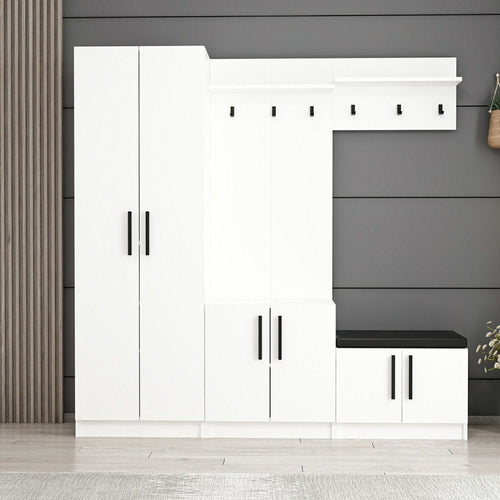 Asir Armadio da ingresso con 6 ante Noah 7306 Bianco
