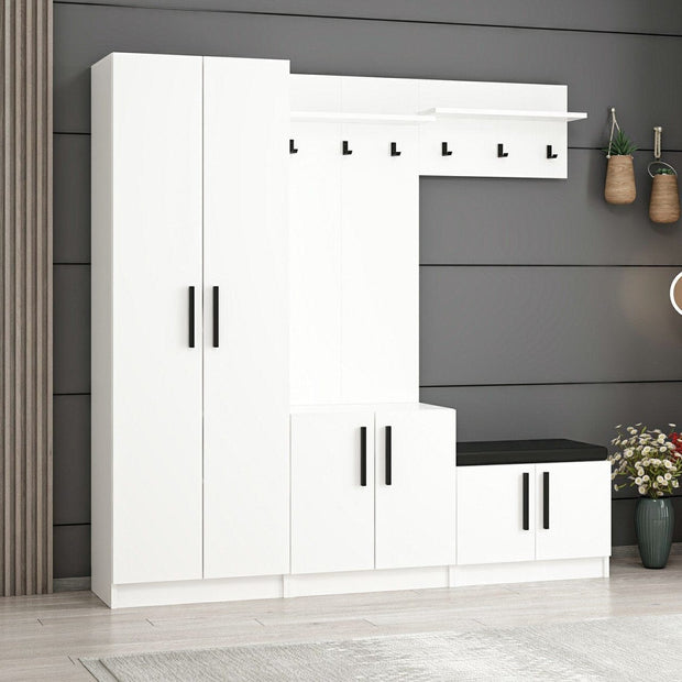 Asir Armadio da ingresso con 6 ante Noah 7306 Bianco