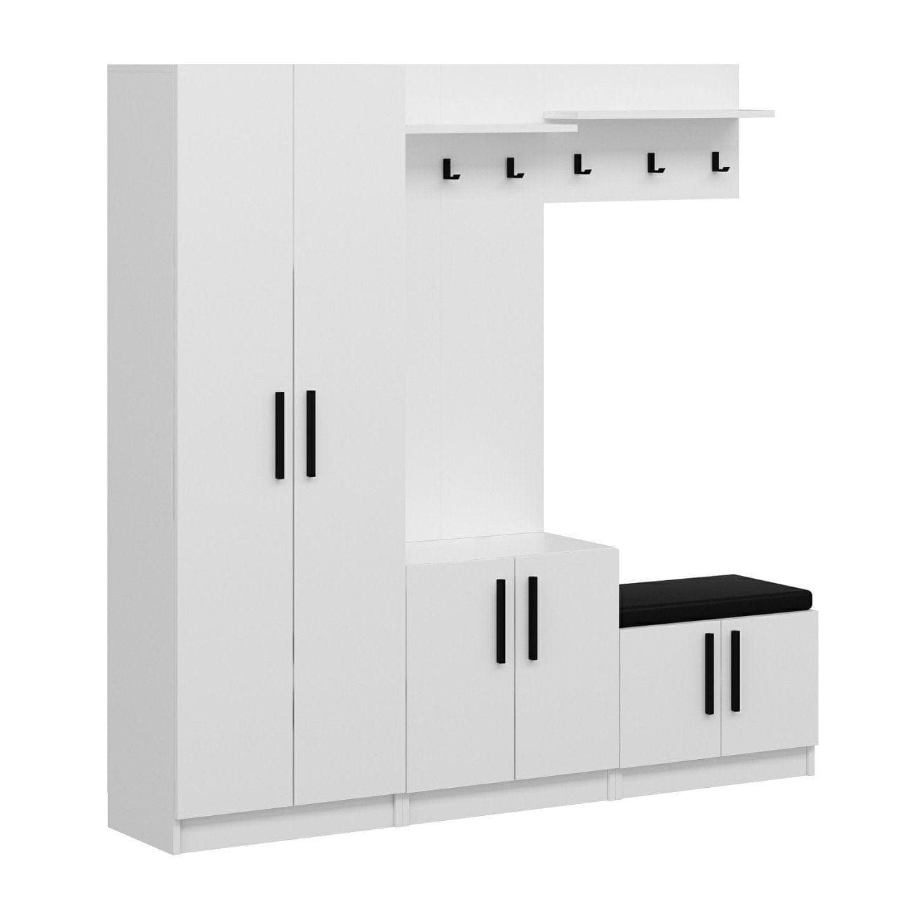 Asir Armadio da ingresso con 6 ante Noah 7306 Bianco