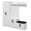 Asir Armadio da ingresso con 6 ante Noah 7306 Bianco