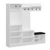 Asir Armadio da ingresso con 6 ante Noah 7306 Bianco