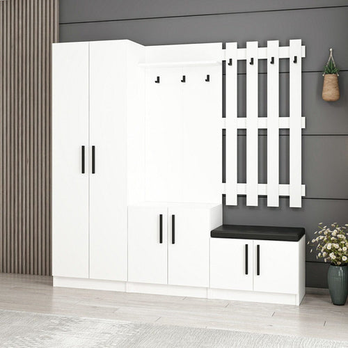 Asir Armadio da ingresso con 6 ante Noah 7308 Bianco