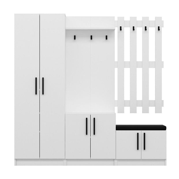 Asir Armadio da ingresso con 6 ante Noah 7308 Bianco