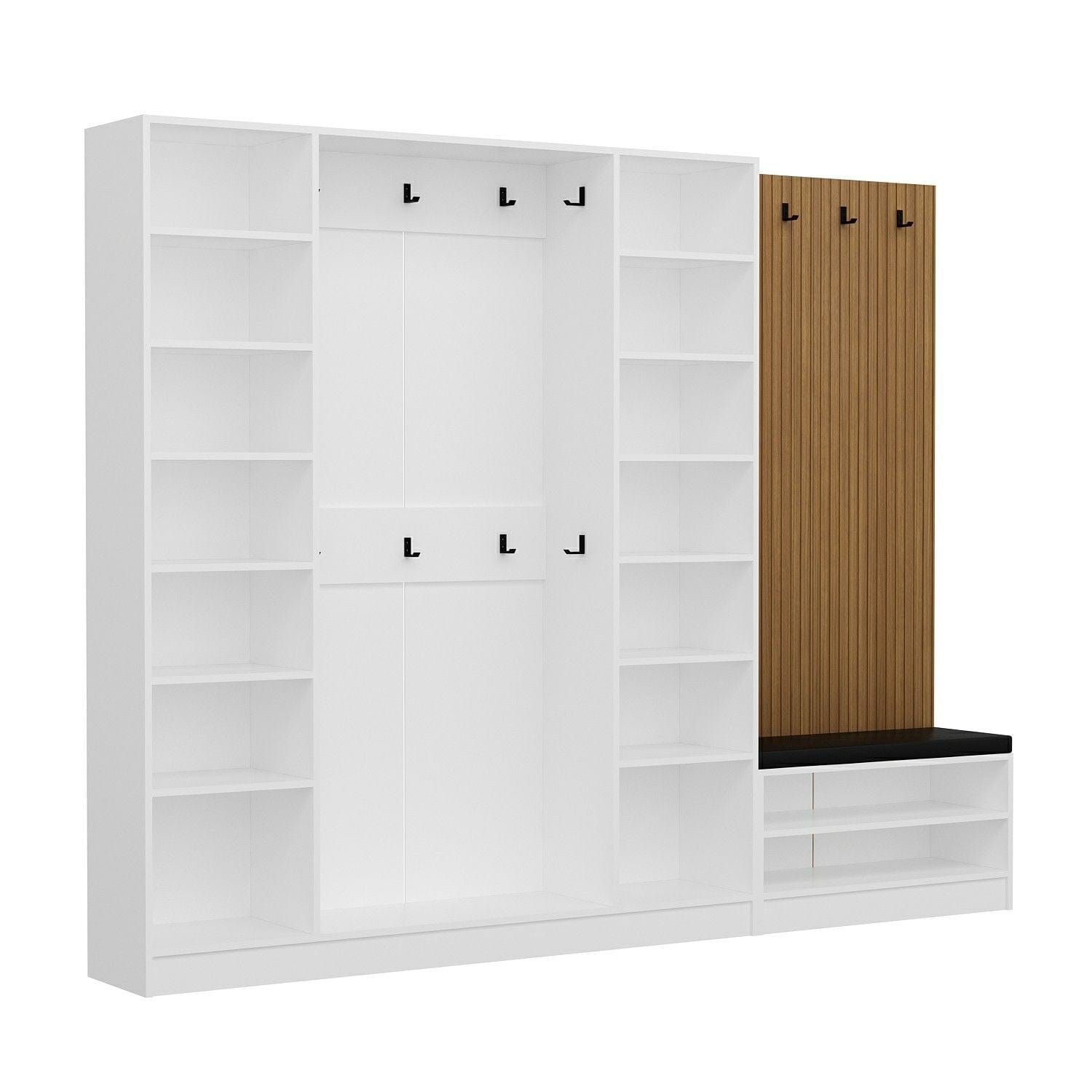 Armadio da ingresso con 6 ante Noah 8291 Bianco (6)