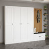 Asir Armadio da ingresso con 6 ante Noah 8321 Bianco