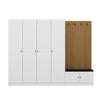 Asir Armadio da ingresso con 6 ante Noah 8321 Bianco