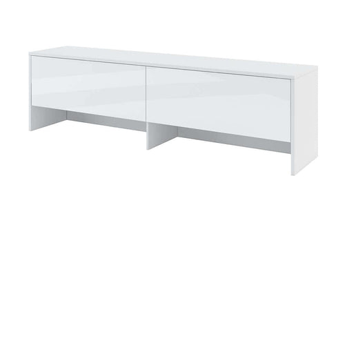 Lenart Armadio da parete con 2 ante battenti BC09 Small Horizontal Bianco Lucido