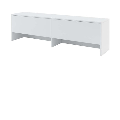 Lenart Armadio da parete con 2 ante battenti BC09 Small Horizontal Bianco Opaco