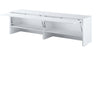 Lenart Armadio da parete con 2 ante battenti BC09 Small Horizontal Bianco Opaco