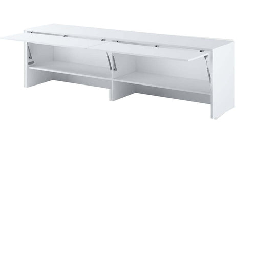 Lenart Armadio da parete con 2 ante battenti BC09 Small Horizontal Bianco Opaco