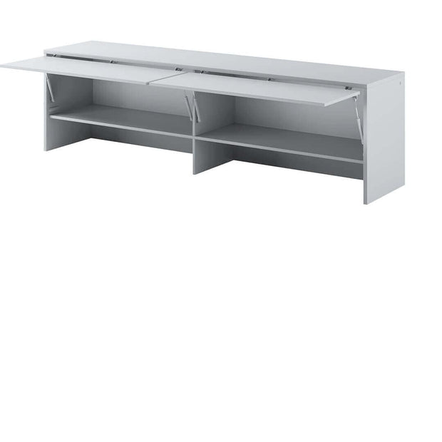 Lenart Armadio da parete con 2 ante battenti BC09 Small Horizontal Grigio Opaco