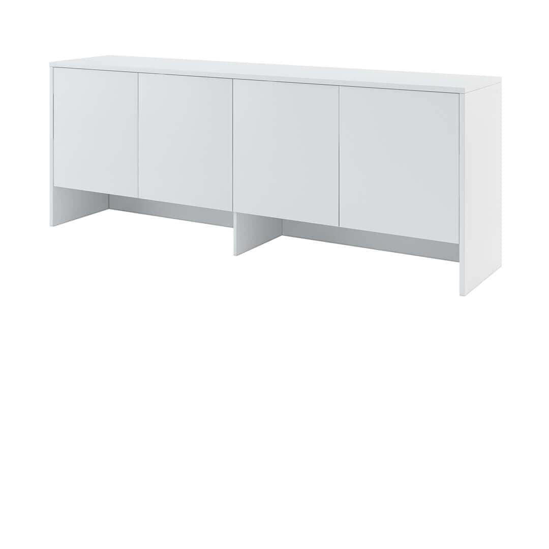 Lenart Armadio da parete con 4 ante battenti BC10 Medium Horizontal Bianco Opaco