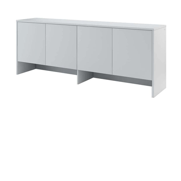 Lenart Armadio da parete con 4 ante battenti BC10 Medium Horizontal Grigio Opaco