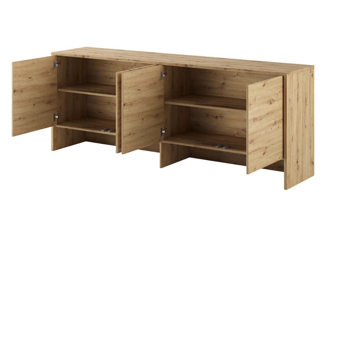 Lenart Armadio da parete con 4 ante battenti BC10 Medium Horizontal Quercia