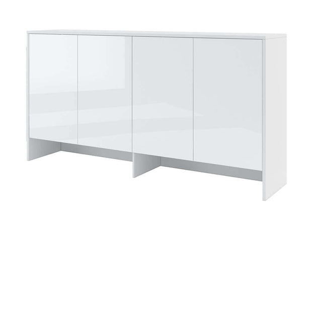 Lenart Armadio da parete con 4 ante battenti BC11 Big Horizontal Bianco Lucido