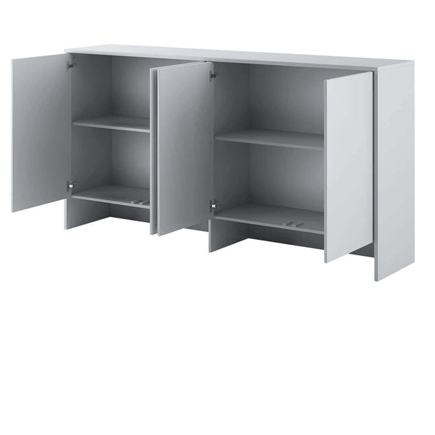 Lenart Armadio da parete con 4 ante battenti BC11 Big Horizontal Grigio Opaco