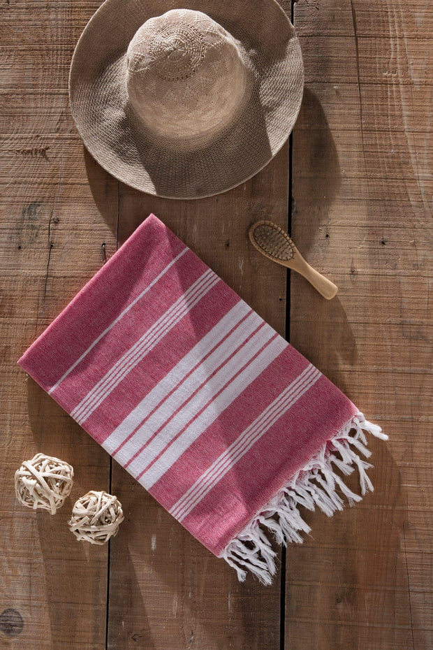 Asciugamano per Spa cotone Luis Rosso, 90 x 170 cm (1)