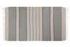 Asir Asciugamano per Spa cotone Natur Bianco e Nero, 90 x 170 cm