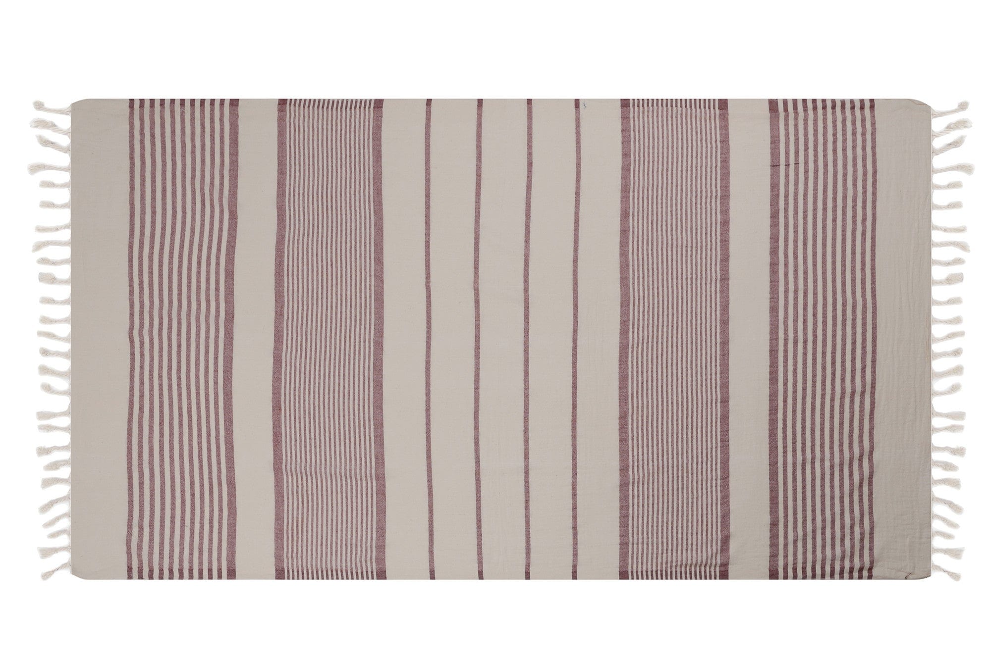Asir Asciugamano per Spa cotone Natur Bordeaux, 90 x 170 cm