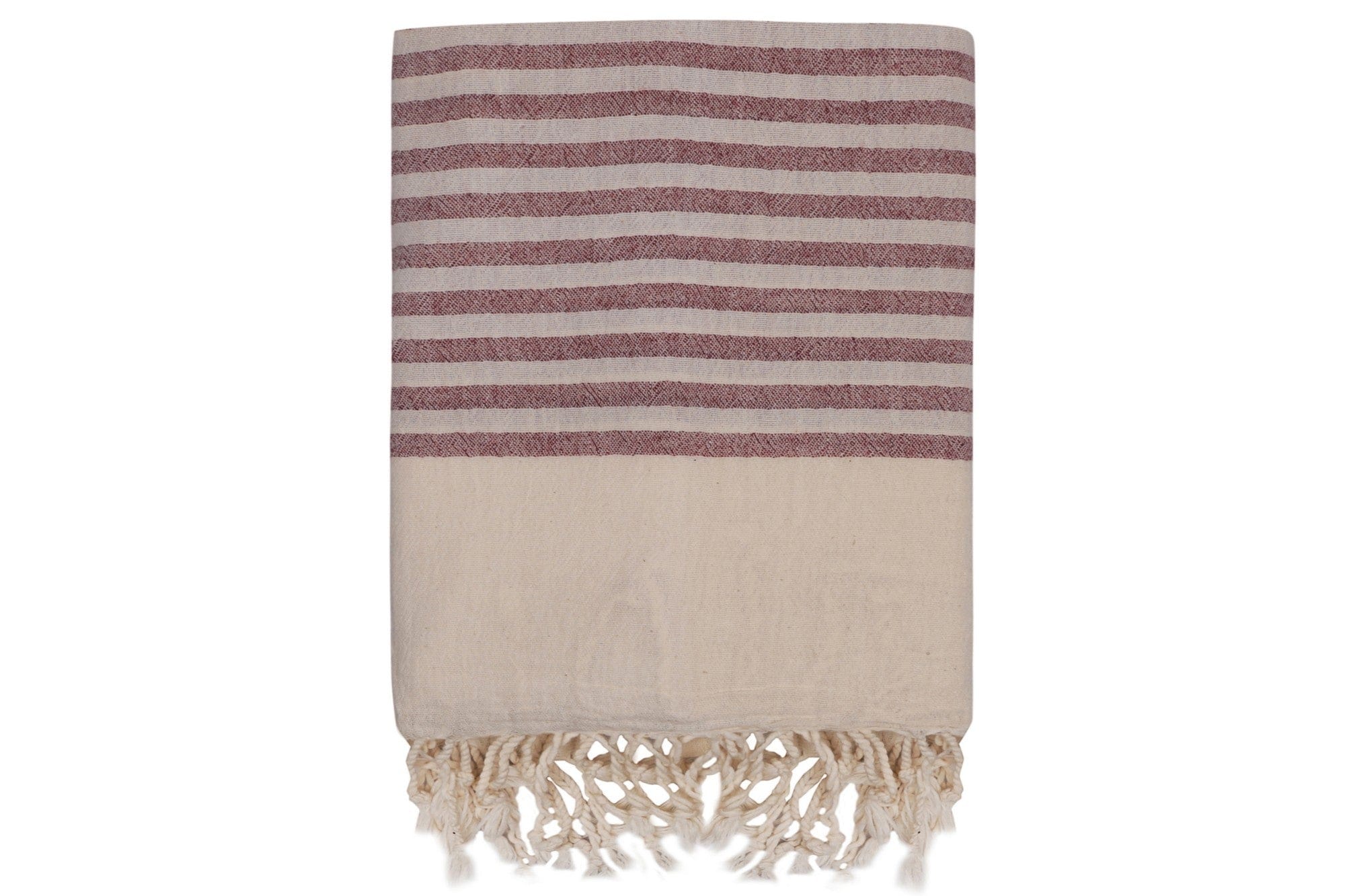 Asir Asciugamano per Spa cotone Natur Bordeaux, 90 x 170 cm