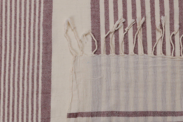 Asciugamano per Spa cotone Natur Bordeaux, 90 x 170 cm (6)