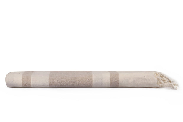 Asir Asciugamano per Spa cotone Natur Marrone, 90 x 170 cm