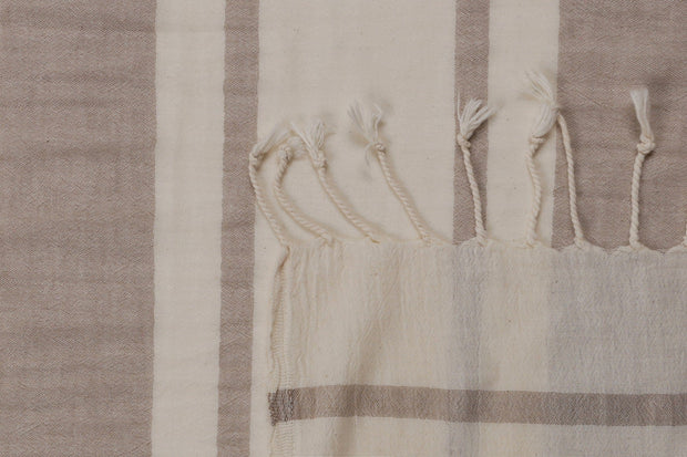 Asir Asciugamano per Spa cotone Natur Marrone, 90 x 170 cm