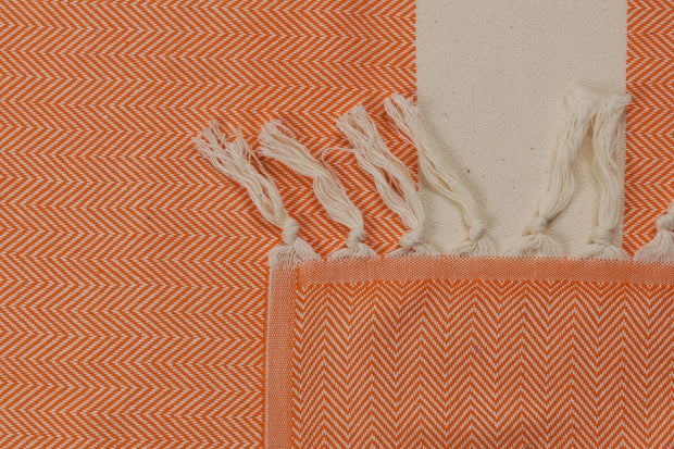 Asir Asciugamano per Spa cotone Ocean Arancia, 100 x 180 cm